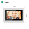 Bcom muilt family home smart wi-fi touchscreen de visão noturna vídeo campainha sem fio com suporte para smatryphone para desbloquear